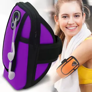 Spor koşu evrensel cep telefonu kol tutucu kılıf çanta su geçirmez telefon kılıfı kol bandı