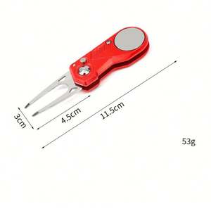 Nuevas Herramientas de Reparación de Golf de Lujo para Hombre, Plegables, de Aluminio, Coloridas, con Diseño de Navaja Metálica, para Reparar Divots - Product Image 6