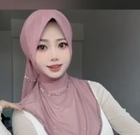 새로운 여름용 이중 레이어 메쉬 헤드스카프 모자, 마르퀴즈 모양의 라인스톤 스왈로우테일 디자인의 무슬림 헤드스카프 캡