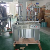 Bon prix semi-automatique aérosol chimique aérosol peut traitement de remplissage faisant la machine pour la vente