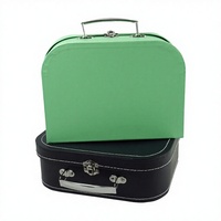 Boîte cadeau en forme de valise pour bougies, personnalisée, en carton, avec doublure en éponge, pour enfants et bébés, avec poignée et fermeture magnétique