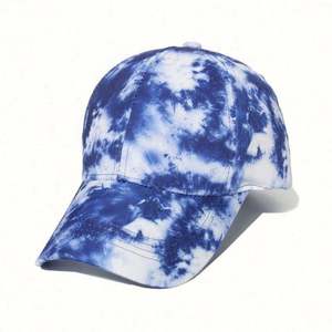 3D Printing European and American Personality Hip-hop Street Hat <b>Tie</b> Dyed Baseball Cap - Product Image 4