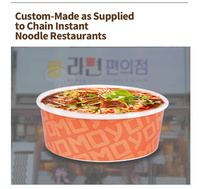 Bol à ramen jetable 1300cc – Bols en papier de qualité alimentaire pour cuisinière à ramen instantané – Contenants à soupe jetables, compatibles induction, pour une utilisation propre