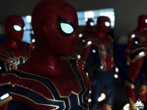 Estatua de Spiderman de Hierro de 190 cm, Tamaño Real 1:1, Figura Coleccionable de Resina de Superhéroe, Accesorio de <span class=keywords><strong>Película</strong></span> para Centro Comercial, Parque de Atracciones - Product Image 4
