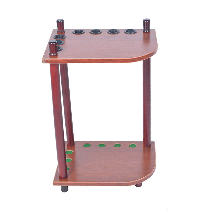 Billiard Snooker Cue Rack Holder Natural