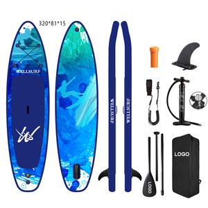 ขายส่งกระดานซัพ 10'6"/11'/12'/14' กระดานยืนพายเล่นน้ำ เล่นเซิร์ฟ ตกปลา กระดานซัพเปอร์แบบเป่าลม สีเหลืองเรืองแสง - Product Image 2