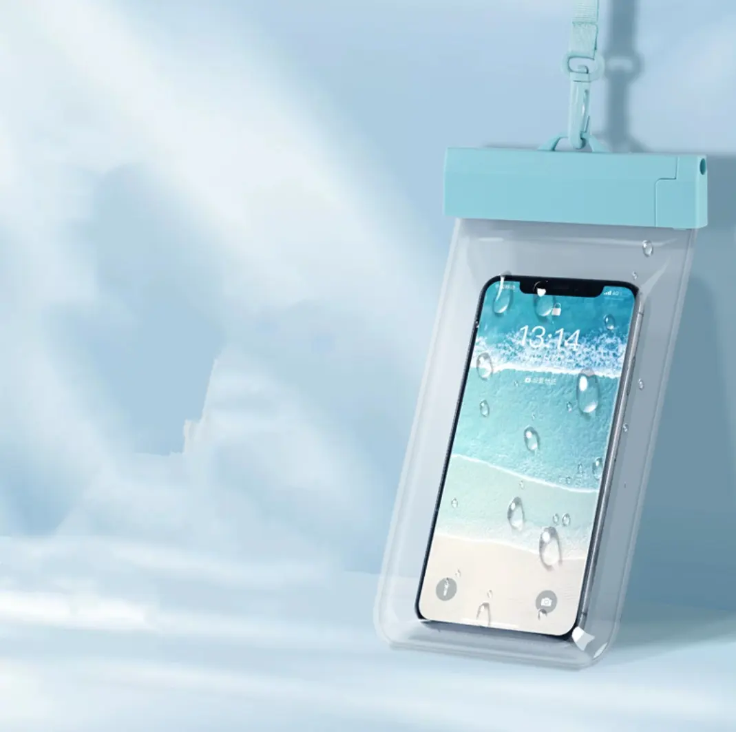 Пользовательский высококачественный рекламный Универсальный ПВХ большой водонепроницаемый подводный чехол для мобильного телефона сухой мешок водонепроницаемый мешок