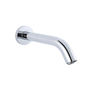 304 스테인레스 스틸 벽걸이 형 자동 센서 냉온수 분지 수도꼭지 믹서 싱크 탭 - Product Image 5