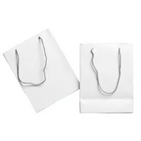 Sacs en papier cadeau avec poignée Flexiloop récupérable, emballage de marchandises pour la vente au détail dans les supermarchés