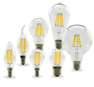 Ampulle dekorative E27 LED-Lampe 2200k Filament Dimmbare LED-Filament E27 LED-Glühbirne