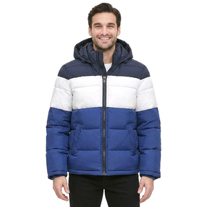 Chaqueta de Invierno Unisex con Logotipo Personalizado, Impermeable, Cortavientos, con Cremallera, Decoración de Piel, Bolsillos con Burbujas Cálidas, Estilo Urbano - Product Image 1
