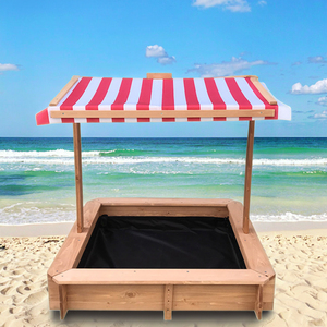 Meubles de jeu d'extérieur pour enfants de couleur personnalisable <span class=keywords><strong>Bac</strong></span> <span class=keywords><strong>à</strong></span> <span class=keywords><strong>sable</strong></span> en bois massif réglable en <span class=keywords><strong>hauteur</strong></span> avec banc pour enfants - Product Image 4