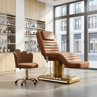 Tables de massage, lits et chaises en cuir réglables pour soins du visage, maquillage, manucure, salon de beauté, spa – Lits de luxe électriques pour maquillage et massage
