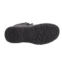 Bottes de sécurité AOXIANG en cuir véritable avec embout en acier, antidérapantes, imperméables, anti-perforation, pour la construction, l'usine, utilisation été/hiver