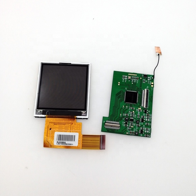 For GBC LCD Screen Replacement for Gameboys Color Screen Backlight With Adapter Plate