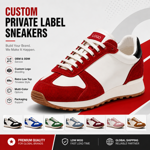 Zapatillas <span class=keywords><strong>Retro</strong></span> de Diseño Original con Etiqueta Privada Personalizada, Unisex, de Caña Baja, con Suela de Goma, Zapatos Casuales, Fabricante OEM ODM con Logotipo - Product Image 1