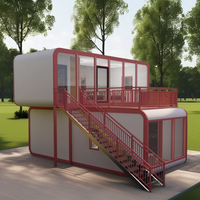 Container House Mobile Living Home 2 3 Dormitorios Casa prefabricada 20ft 40ft Apple Cabin House