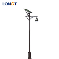 Lampadaire solaire LED galvanisé à chaud IP65 30W avec lumière du jour 6000K, garantie 5 ans, pièces détachées pour routes
