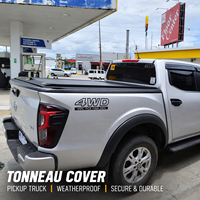 Couverture de benne enroulable en aluminium imperméable pour Ford Ranger Isuzu D-Max Hilux Revo Navara NP300 L200