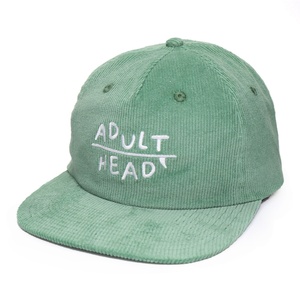 Casquettes Snapback en velours côtelé avec logo personnalisé, chapeaux rouges - Product Image 5