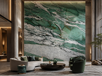 Dalle de quartzite Verde Patagonia polie, pierre naturelle verte, panneau mural TV, revêtement de cheminée, plateau de console, plateau de table basse