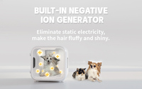 Boîte de séchage intelligente pour animaux de compagnie, grande capacité, faible bruit, sécheuse automatique pour chats avec double mode de séchage