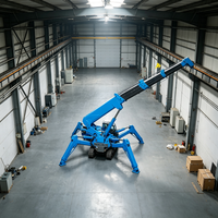Grue araignée hydraulique 5T avec flèche articulée pour les projets d'aéroports et de gares ferroviaires