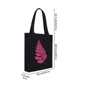 Sac fourre-tout en toile respirante avec logo personnalisé imprimé, 16 oz, 100 % coton, robuste, grand sac de shopping à bandoulière, sac fourre-tout en toile - Product Image 3