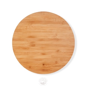 Moderno 360 grados giratorio bambú Lazy Susan tocadiscos de pie tipo hogar pastoreo platos entretenidos soportes de almacenamiento bastidores - Product Image 4