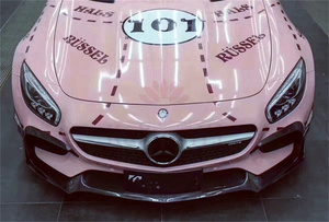 Para Benz AMG <span class=keywords><strong>G</strong></span> GS <span class=keywords><strong>R</strong></span> Style Kit de carrocería de borde de parachoques delantero de fibra de carbono - Product Image 2