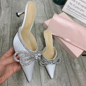 Zapatos de Mujer Sexys con Punta en Pico y Tacón Alto de 6CM/8CM, Color Azul Rey, para Verano, Dropshipping - Product Image 2