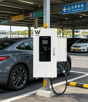 Borne de recharge murale Wattzing DC EV 7-40kW avec interface Combo IP55 pour véhicules électriques