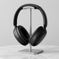 Casque Bluetooth supra-auriculaire blanc L18 avec ANC, pliable, sans fil, microphone intégré, longue autonomie, avec port Type-C