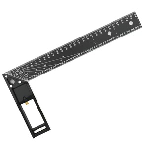 Règle carrée triangulaire à <span class=keywords><strong>30</strong></span>/40 <span class=keywords><strong>degrés</strong></span> en alliage d'aluminium de 45/90 cm à <span class=keywords><strong>angle</strong></span> droit <span class=keywords><strong>30</strong></span> cm règle multifonctionnelle pour le travail du bois - Product Image 1
