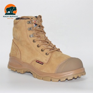 Chaussures de sécurité Rocky <span class=keywords><strong>Buffalo</strong></span> en gros, très vendues, résistantes à l'usure, en cuir nubuck, lacets, bottes tactiques, semelle extérieure en PU TPU injectée - Product Image 1