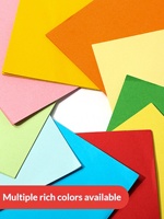 Papier couleur A4 pour impression recto-verso, 500 feuilles par paquet, 70g/80g, couleurs mélangées, papier à encre blanche, emballage en boîte pour étudiants et enfants