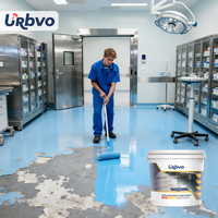 Peinture époxy aqueuse personnalisée pour sols d'usines agroalimentaires – Revêtement liquide anti-usure et anticorrosion à appliquer au pinceau