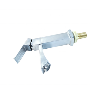 Vòi Hợp kim kẽm lỗ đơn hiện đại; Vòi chậu lạnh đơn; cài đặt tay cầm đơn với thiết kế xuyên Biên giới. - Product Image 3