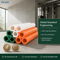 Tuyau PPR hygiénique non toxique pour systèmes de ventilation industrielle - Tuyau composite multicouche en aluminium et plastique sûr, longueur 1,0 m