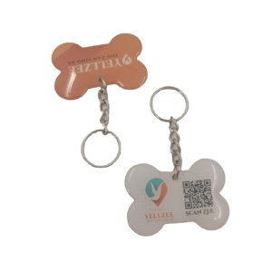 LLavero de etiqueta de Mascota de perro de servicio inteligente con NTAG213 NFC y código QR Fácil acceso de emergencia e información del controlador Símbolo médico - Product Image 2