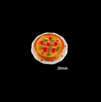 NUOVO Modello di Pizza in Resina per Giochi di Ruolo e Decorazioni