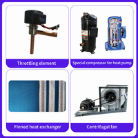 Système de climatisation commercial DX AHU sur pied de 10 tonnes avec réfrigérant R-410A et moteur DC, climatiseur d'armoire