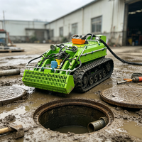Robot de nettoyage de boues à couple élevé pour le dragage des fosses d'évacuation des effluents des usines chimiques