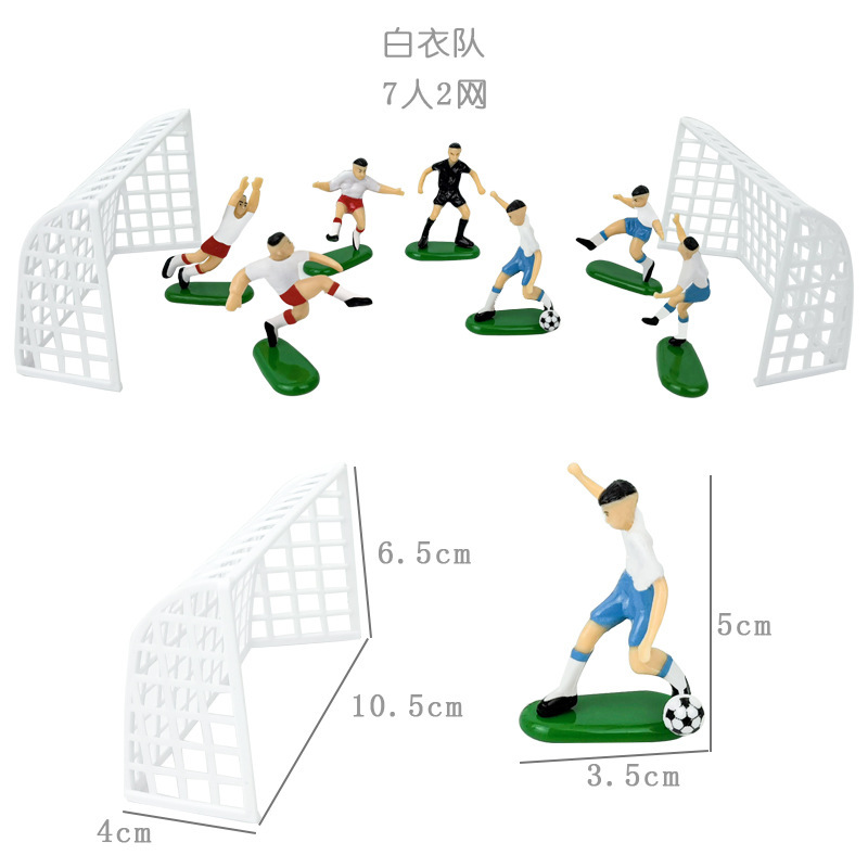 Plastic football white team