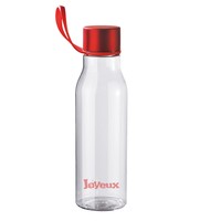 Vente en gros de bouteilles d'eau en plastique transparent sans BPA de 600 ml (20 oz) avec logo personnalisé