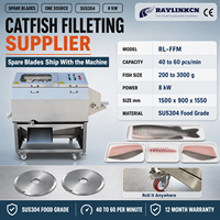 Produits de la Mer Machine Professionnelle à Fileter le Poisson SUS304 Lame Circulaire pour Poisson-chat Travail du Poisson