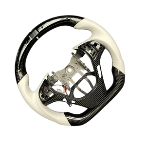 Volante Deportivo LED de Fibra de Carbono Forjada y Cuero para <span class=keywords><strong>Hyundai</strong></span> BK2 <span class=keywords><strong>Genesis</strong></span> Coupe G70 G80 GV70 GV80 2010 2012 2013 <span class=keywords><strong>2022</strong></span> - Product Image 4