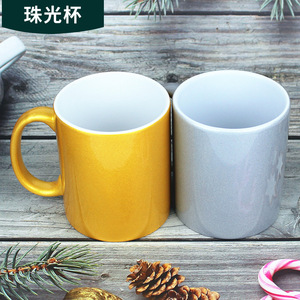 Impression Pioneer Gold Plated Ceramic Mug With Handle For <b>Presents</b> Business Gifts - Product Image 2