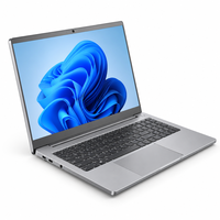 Ordinateur portable professionnel OEM en métal de 15,6 pouces, 180 degrés, Intel Core i7, Barebone, RAM et SSD personnalisables, PC portable