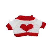 Nouvelle Collection : Vêtements de poupée en peluche de 20 cm, pull de remplacement unisexe tendance pour poupée ours en peluche, accessoires vestimentaires pour poupées.
